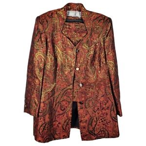 Vintage Elsa Mahr Paris Blazer Top Coat and Skirt Set Two Piece